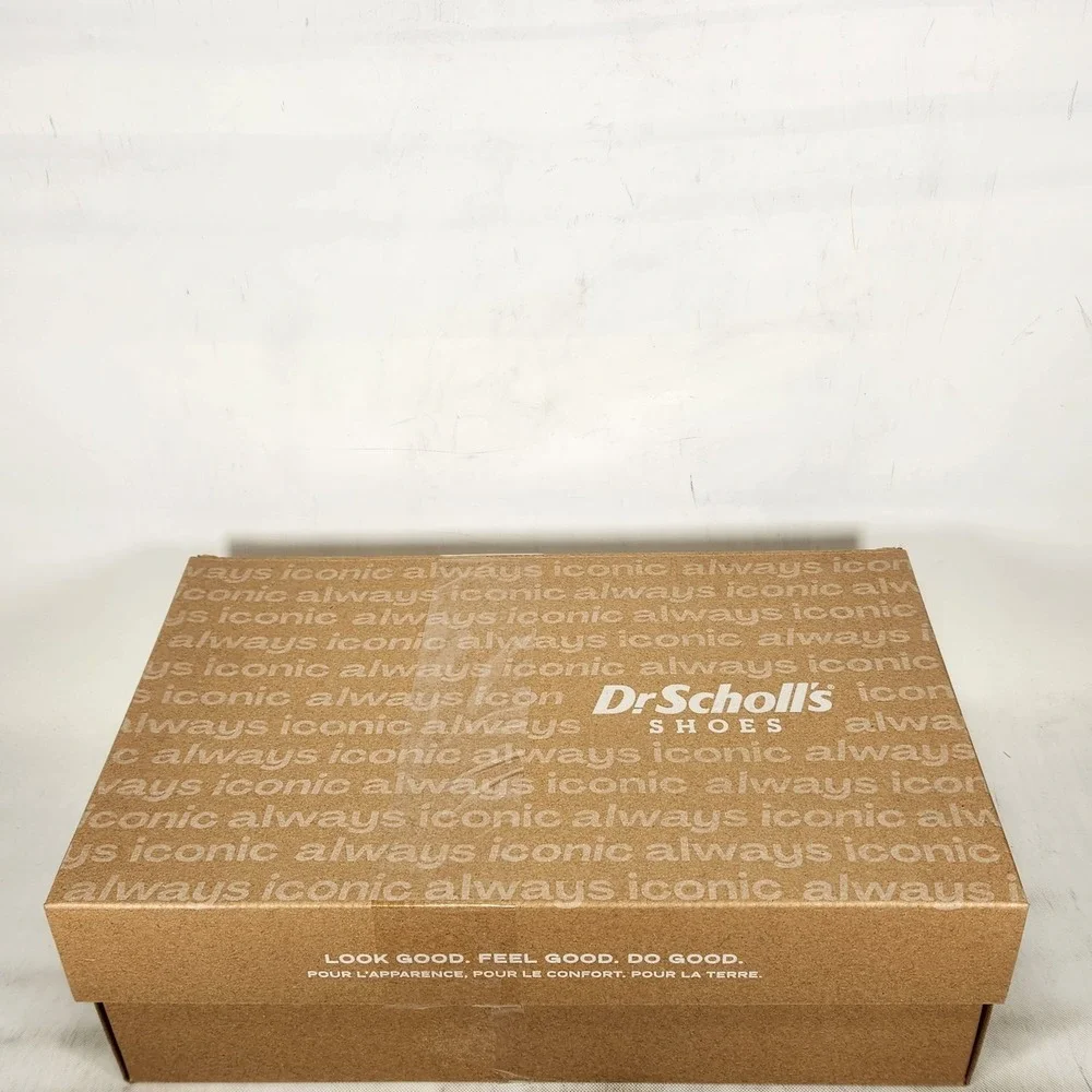 Dr. Scholl's Nova Sneaker Women Size 9.5 WIDE Oyster Slip On Perforated Platform